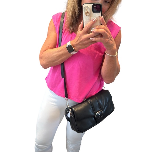 Unique Mango Black Crossbody Bag NWOT - Picture 11 of 11